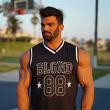 Sleeveless Basketball T shirt